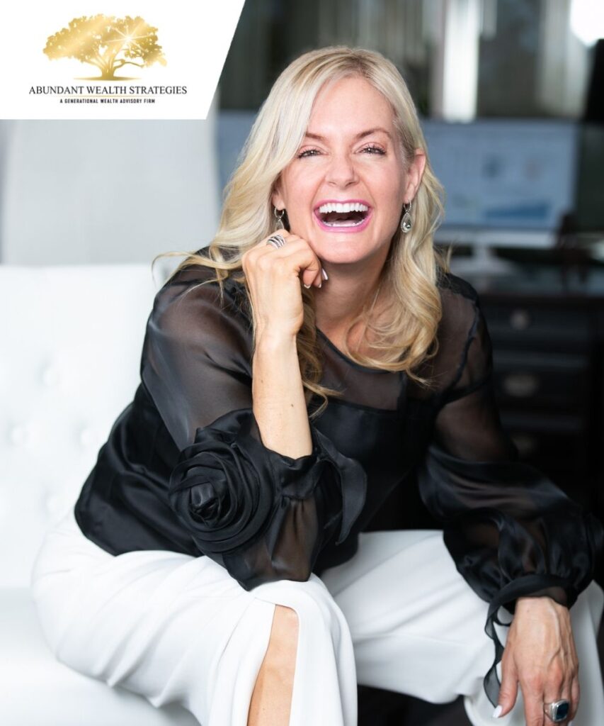 Melissa Océan Boutique financial advisor smiling in professional office environment